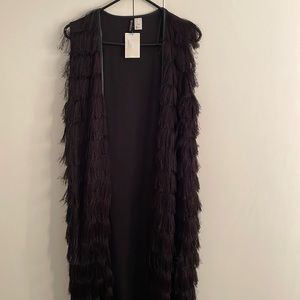 H&M fringe vest